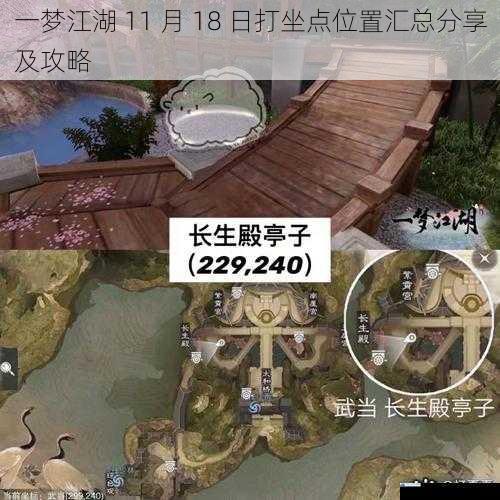 一梦江湖 11 月 18 日打坐点位置汇总分享及攻略