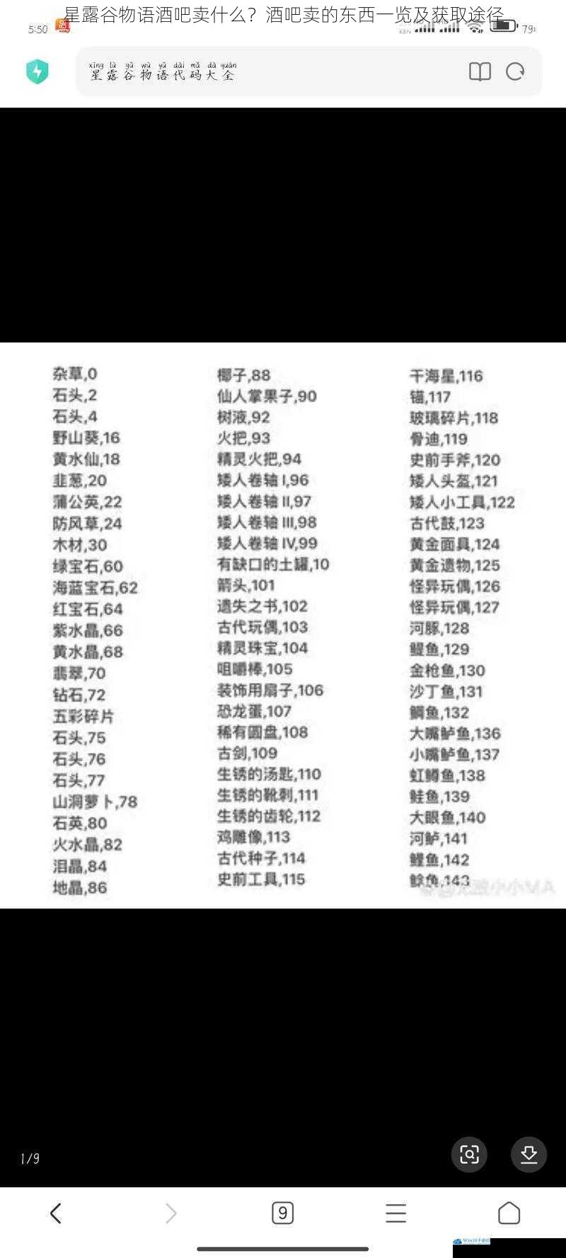 星露谷物语酒吧卖什么?酒吧卖的东西一览及获取途径