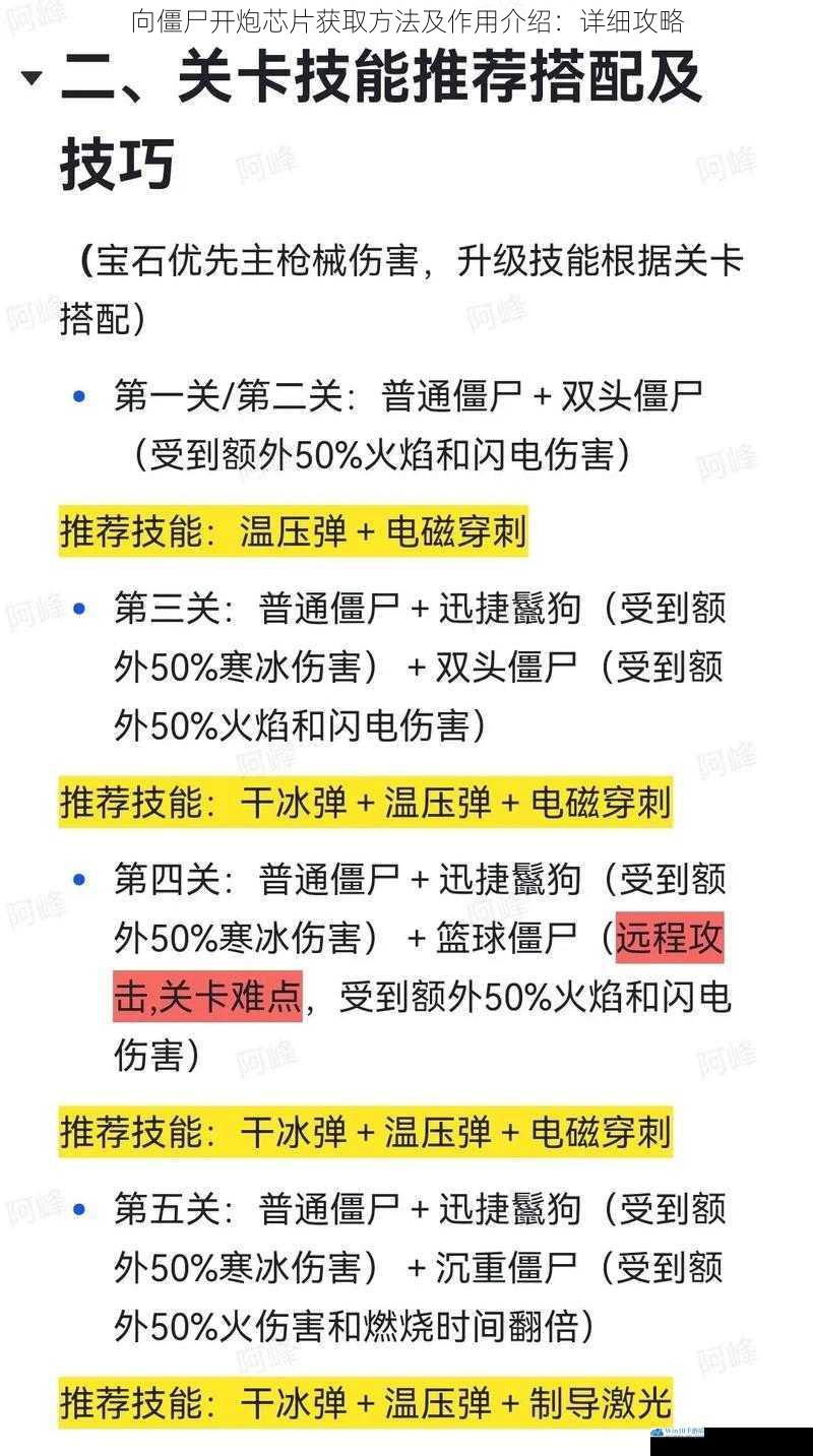 向僵尸开炮芯片获取方法及作用介绍:详细攻略