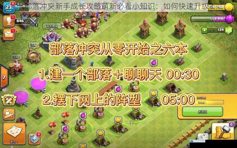 部落冲突新手成长攻略萌新必看小知识:如何快速升级?