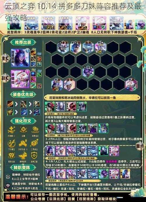 云顶之弈 10.14 拼多多刀妹阵容推荐及最强攻略