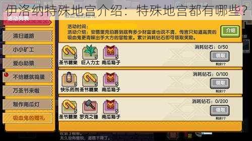 伊洛纳特殊地宫介绍:特殊地宫都有哪些?