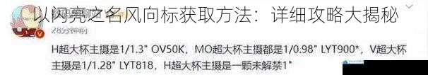 以闪亮之名风向标获取方法:详细攻略大揭秘