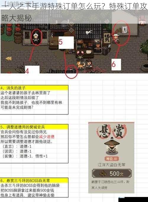 一人之下手游特殊订单怎么玩?特殊订单攻略大揭秘
