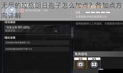 无尽的拉格朗日孢子怎么加点?各加点方向详解