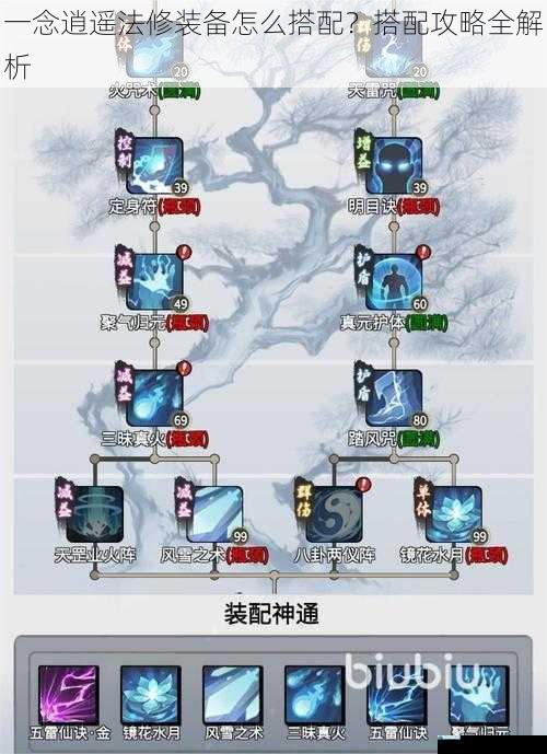 一念逍遥法修装备怎么搭配?搭配攻略全解析