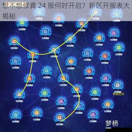 想不想修真 24 服何时开启?新区开服表大揭秘