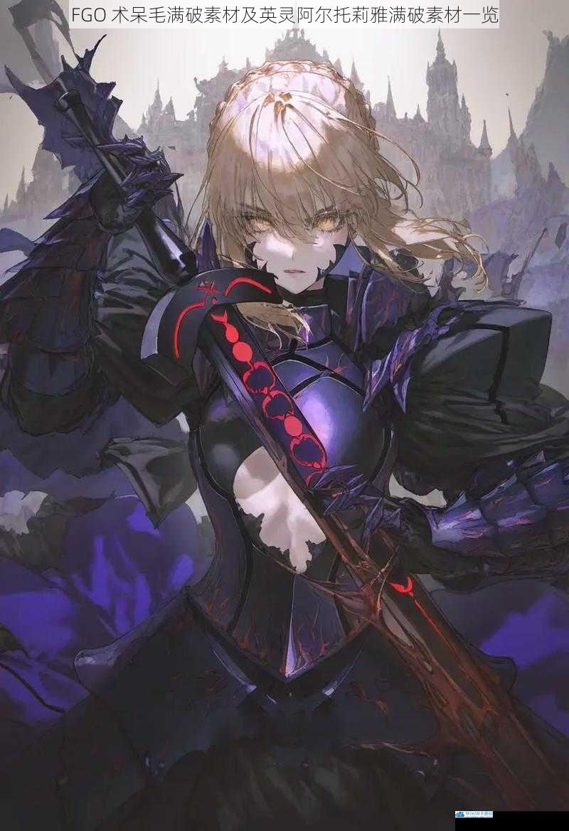 FGO 术呆毛满破素材及英灵阿尔托莉雅满破素材一览