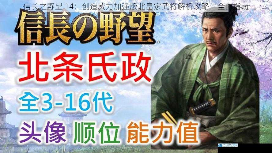 信长之野望 14:创造威力加强版北畠家武将解析攻略:全面指南