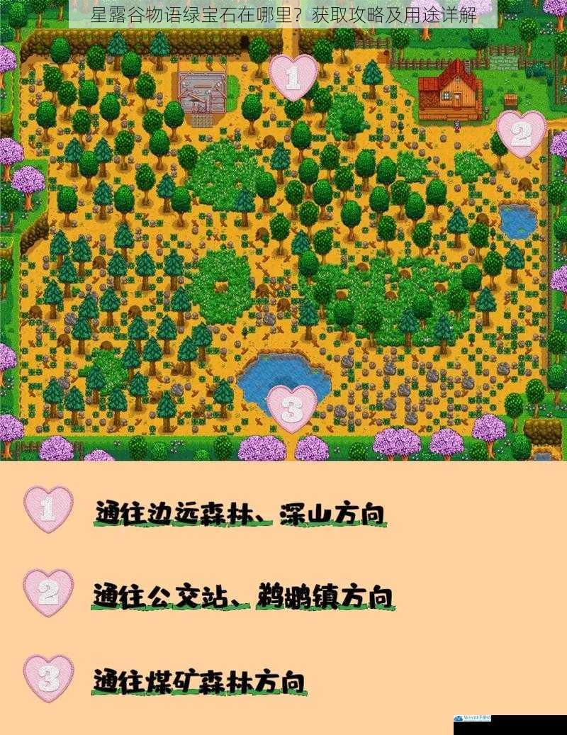 星露谷物语绿宝石在哪里?获取攻略及用途详解