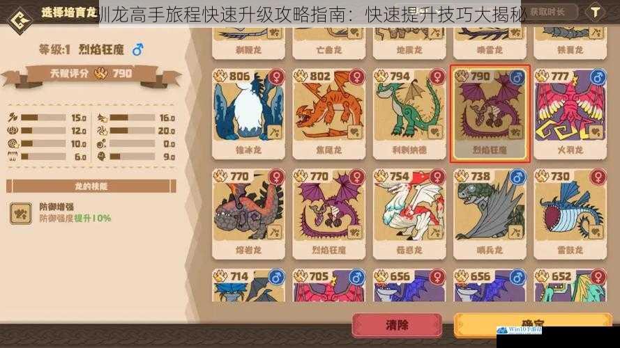 驯龙高手旅程快速升级攻略指南:快速提升技巧大揭秘