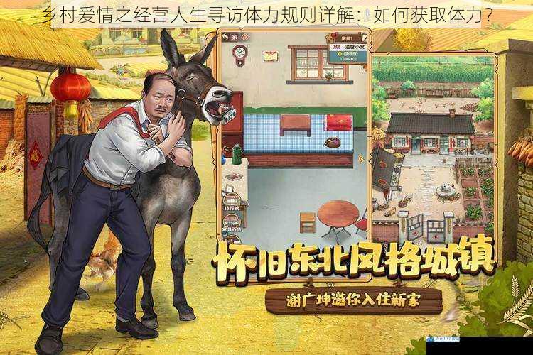乡村爱情之经营人生寻访体力规则详解:如何获取体力?