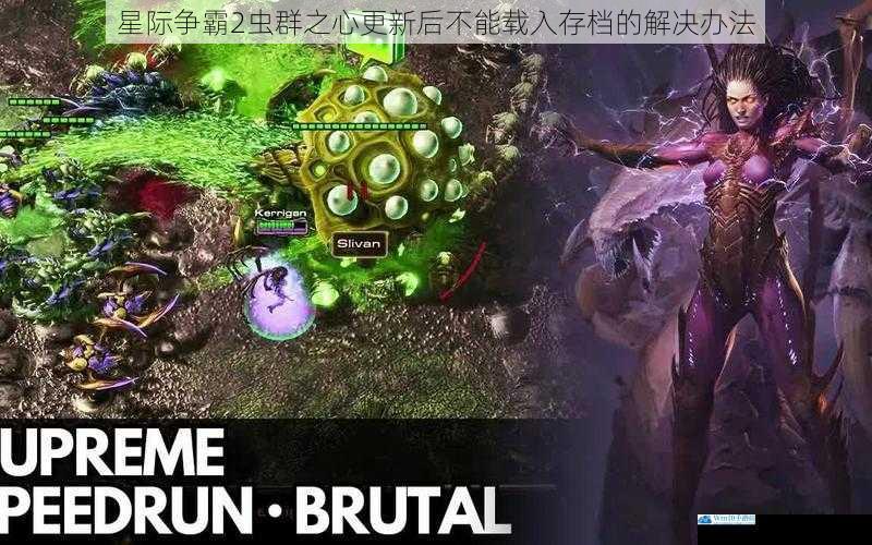 星际争霸 2 虫群之心更新后不能载入存档的解决办法