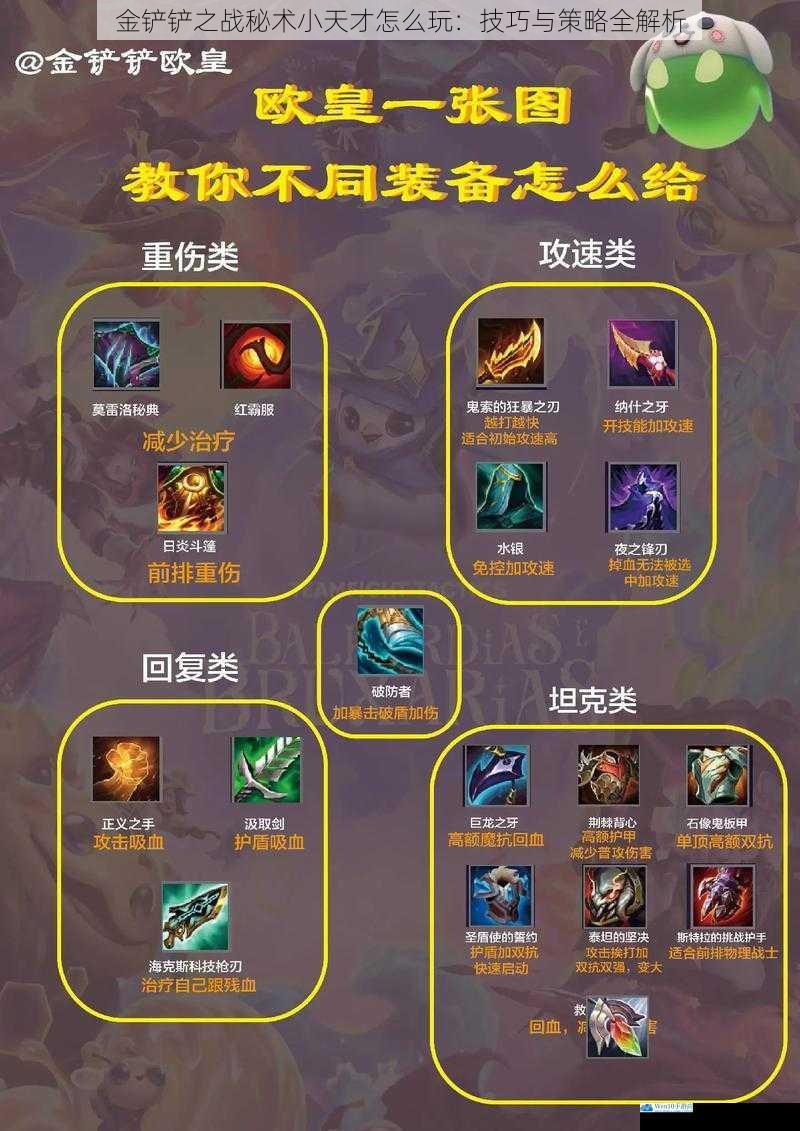 金铲铲之战秘术小天才怎么玩:技巧与策略全解析