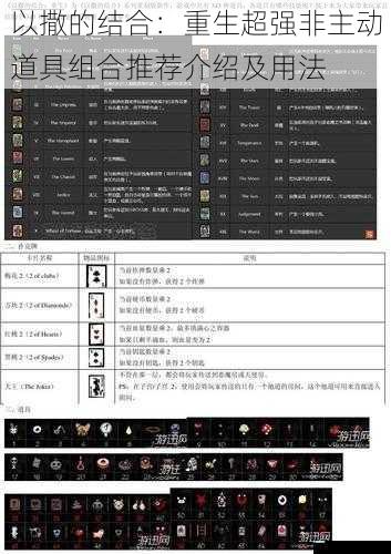 以撒的结合:重生超强非主动道具组合推荐介绍及用法