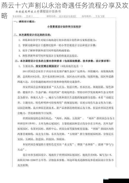 任务触发与准备