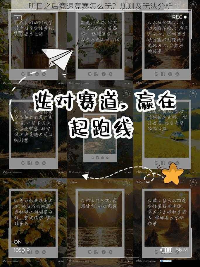 赛道选择与规划