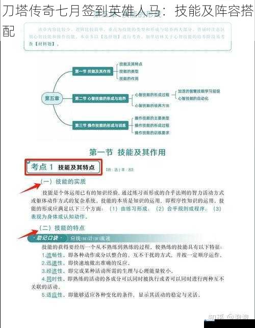 技能特点