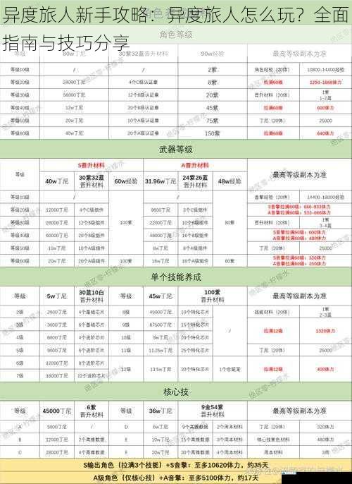 角色选择与养成