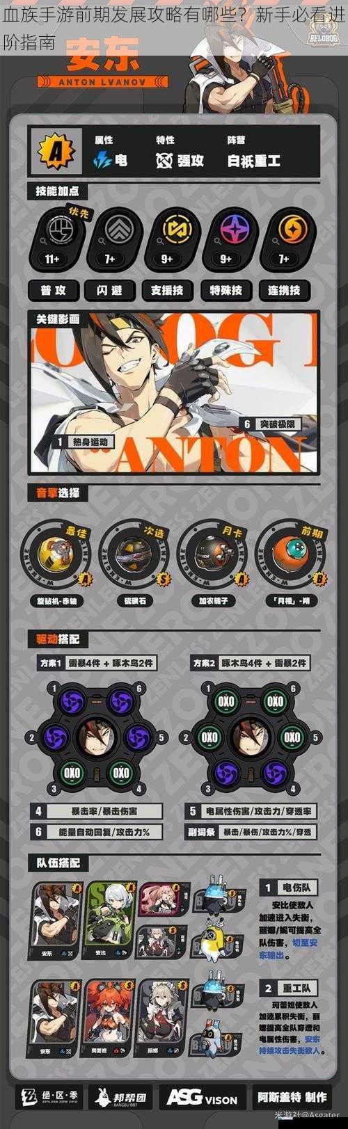 角色选择与培养