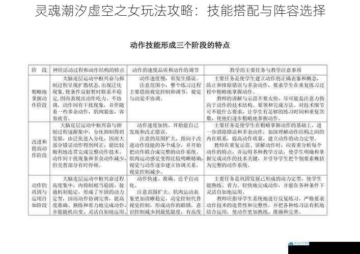 技能介绍与特点