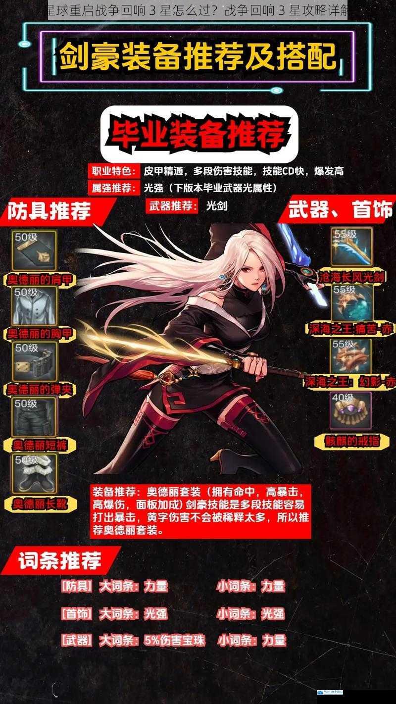 角色搭配与装备选择
