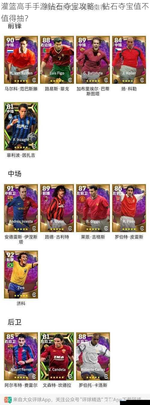 获取稀有球员的机会