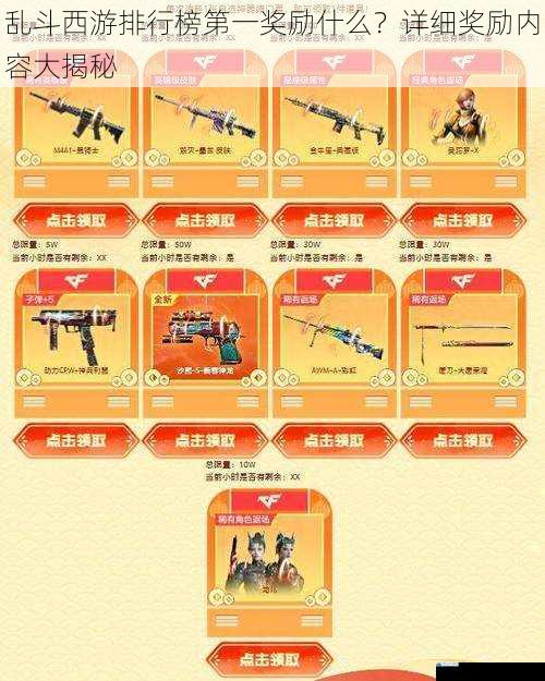 珍稀装备奖励