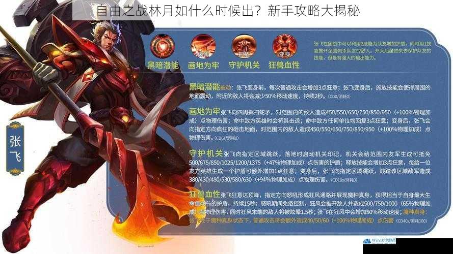 英雄背景与技能介绍