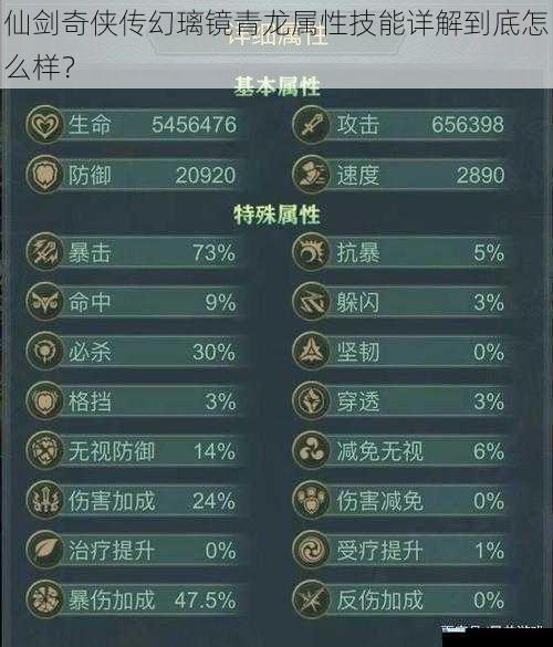 属性加成效果