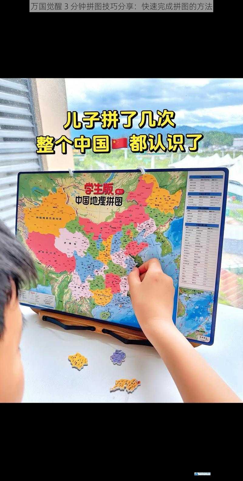 观察拼图全貌