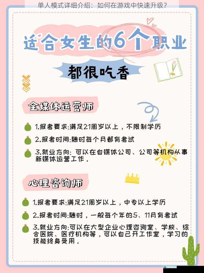 选择合适的职业