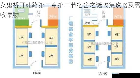 宿舍布局与物品分布