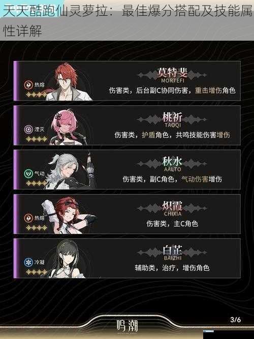 角色搭配