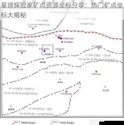地形地貌与矿点分布