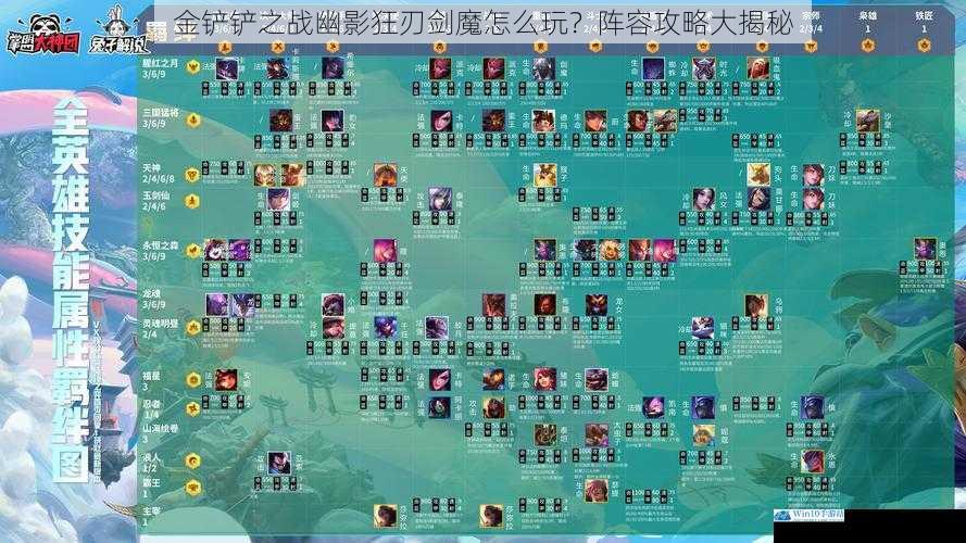 英雄搭配与羁绊解读