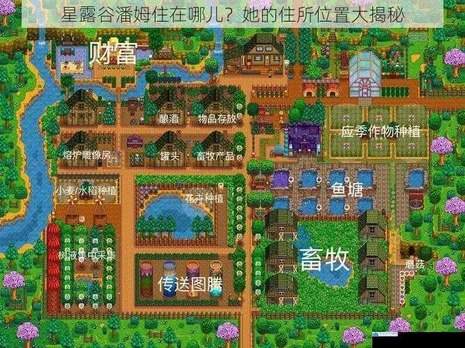 星露谷潘姆住在哪儿?她的住所位置大揭秘