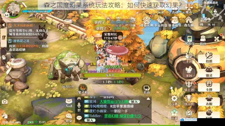 森之国度幻果系统玩法攻略:如何快速获取幻果?