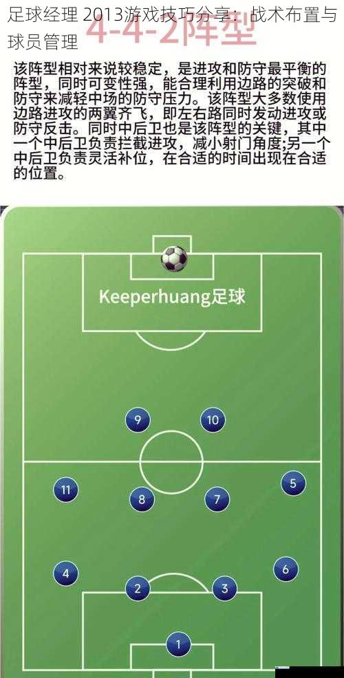 足球经理 2013游戏技巧分享:战术布置与球员管理