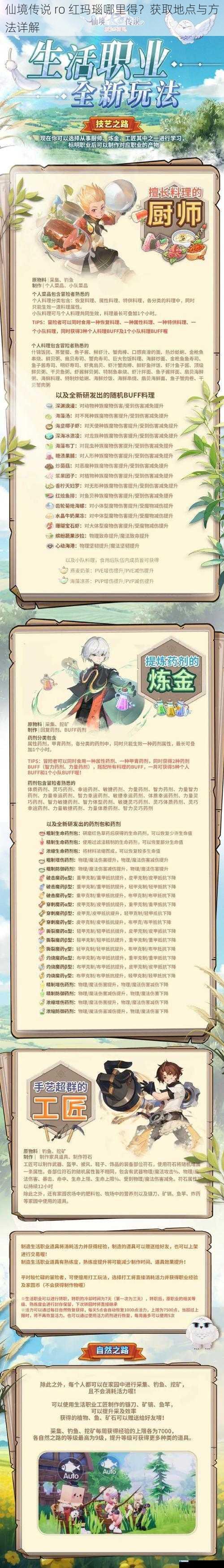 仙境传说 ro 红玛瑙哪里得?获取地点与方法详解
