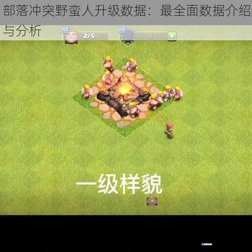 部落冲突野蛮人升级数据:最全面数据介绍与分析