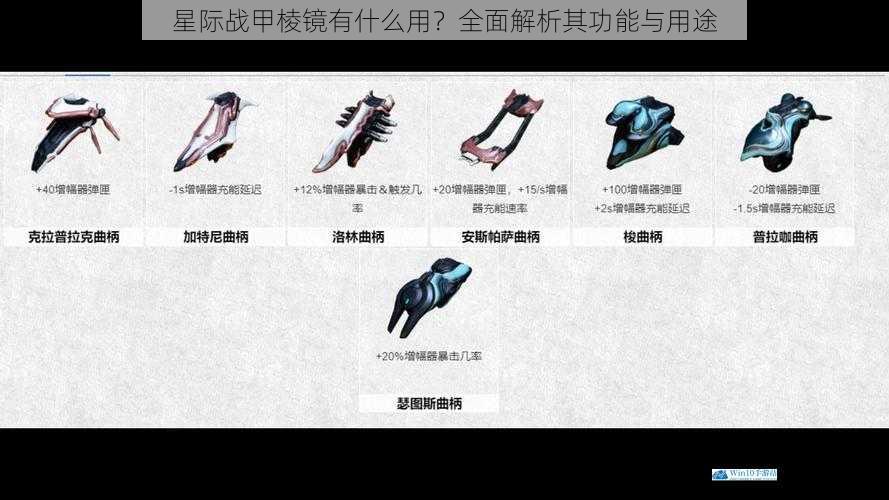星际战甲棱镜有什么用?全面解析其功能与用途
