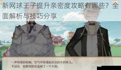 新网球王子提升亲密度攻略有哪些?全面解析与技巧分享