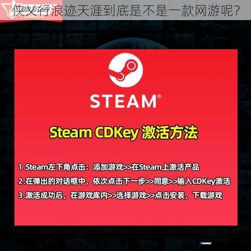侠乂行浪迹天涯到底是不是一款网游呢?