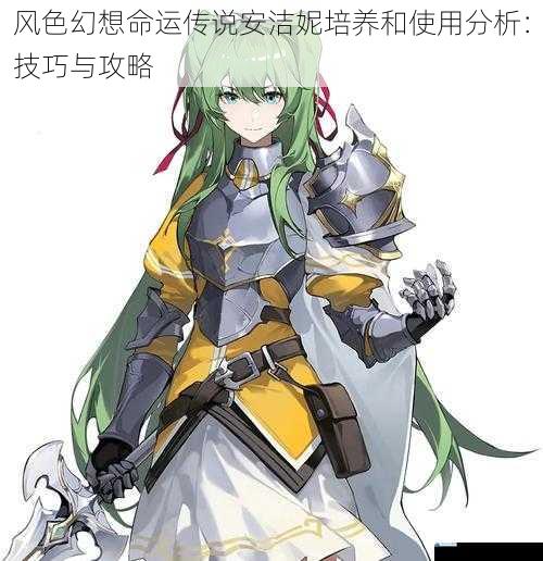 风色幻想命运传说安洁妮培养和使用分析:技巧与攻略