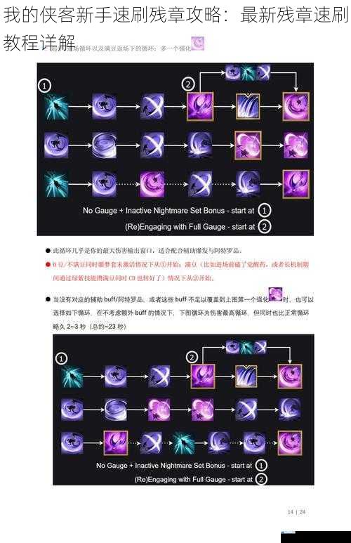 我的侠客新手速刷残章攻略:最新残章速刷教程详解