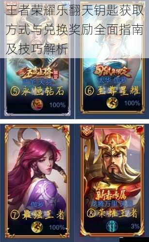 王者荣耀乐翻天钥匙获取方式与兑换奖励全面指南及技巧解析