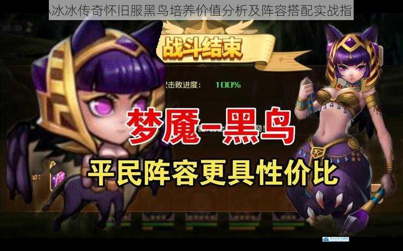 小冰冰传奇怀旧服黑鸟培养价值分析及阵容搭配实战指南