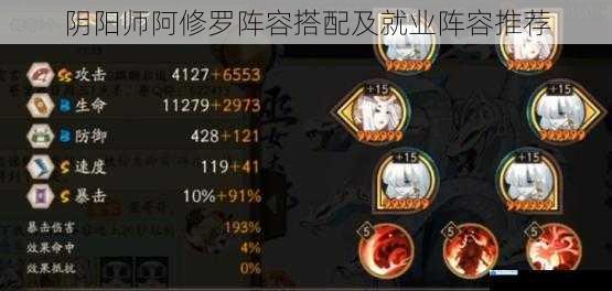 阴阳师阿修罗阵容搭配及就业阵容推荐