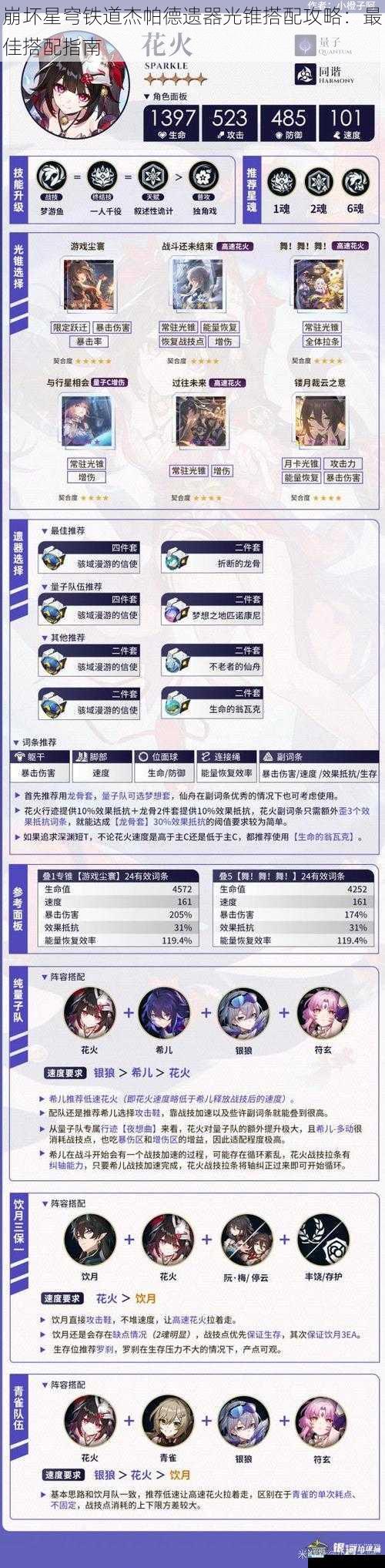 崩坏星穹铁道杰帕德遗器光锥搭配攻略:最佳搭配指南